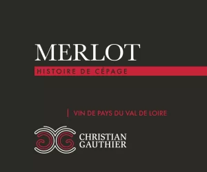 Etiquette Merlot Vin Rouge